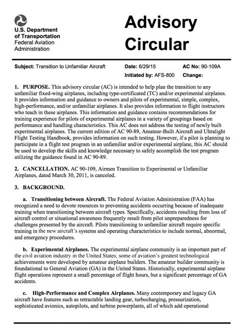 Advisory Circular.